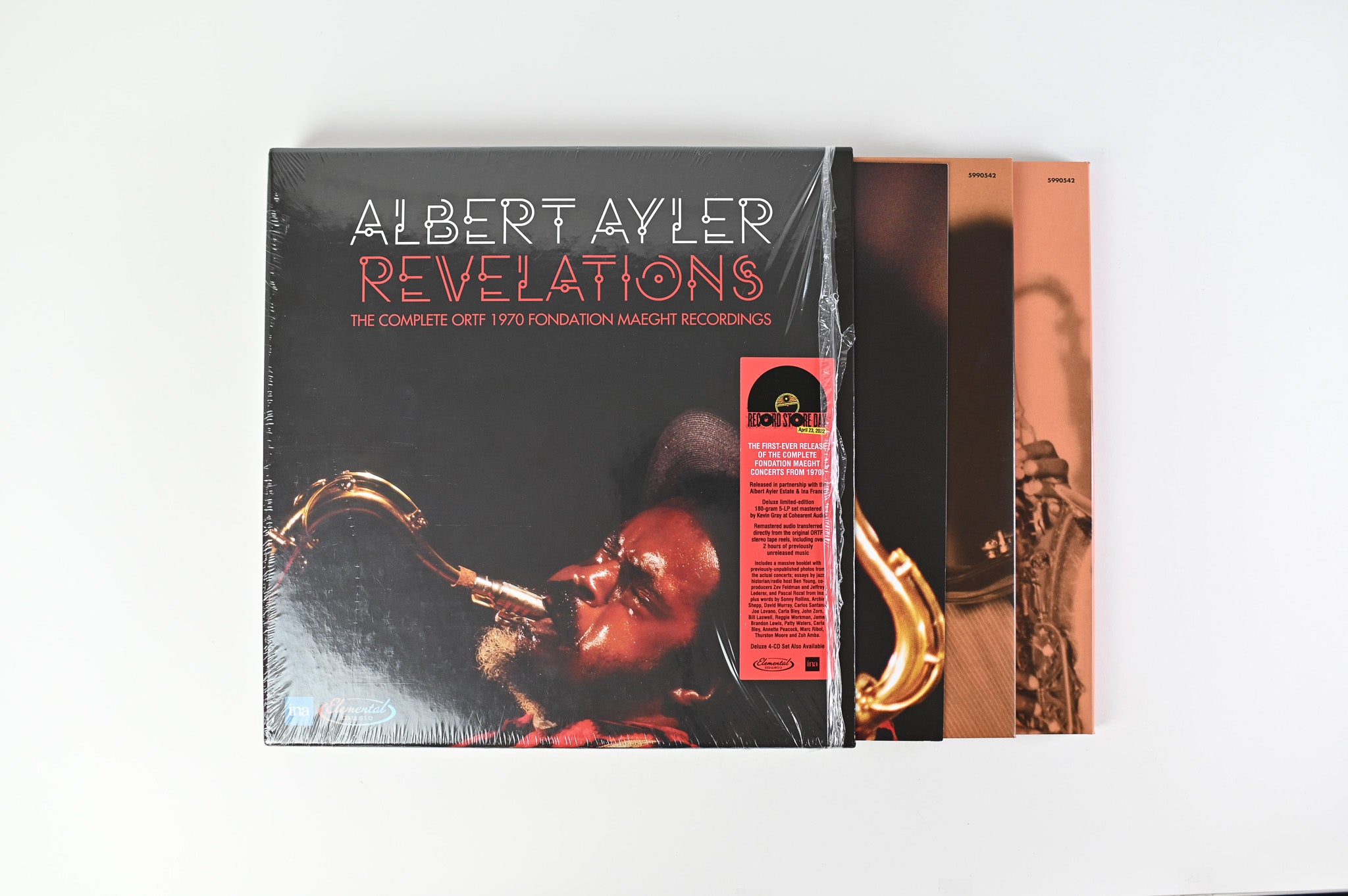 Albert Ayler - Revelations - The Complete ORTF 1970 Fondation Maeght  Recordings on Elemental RSD 2022 Ltd Numbered