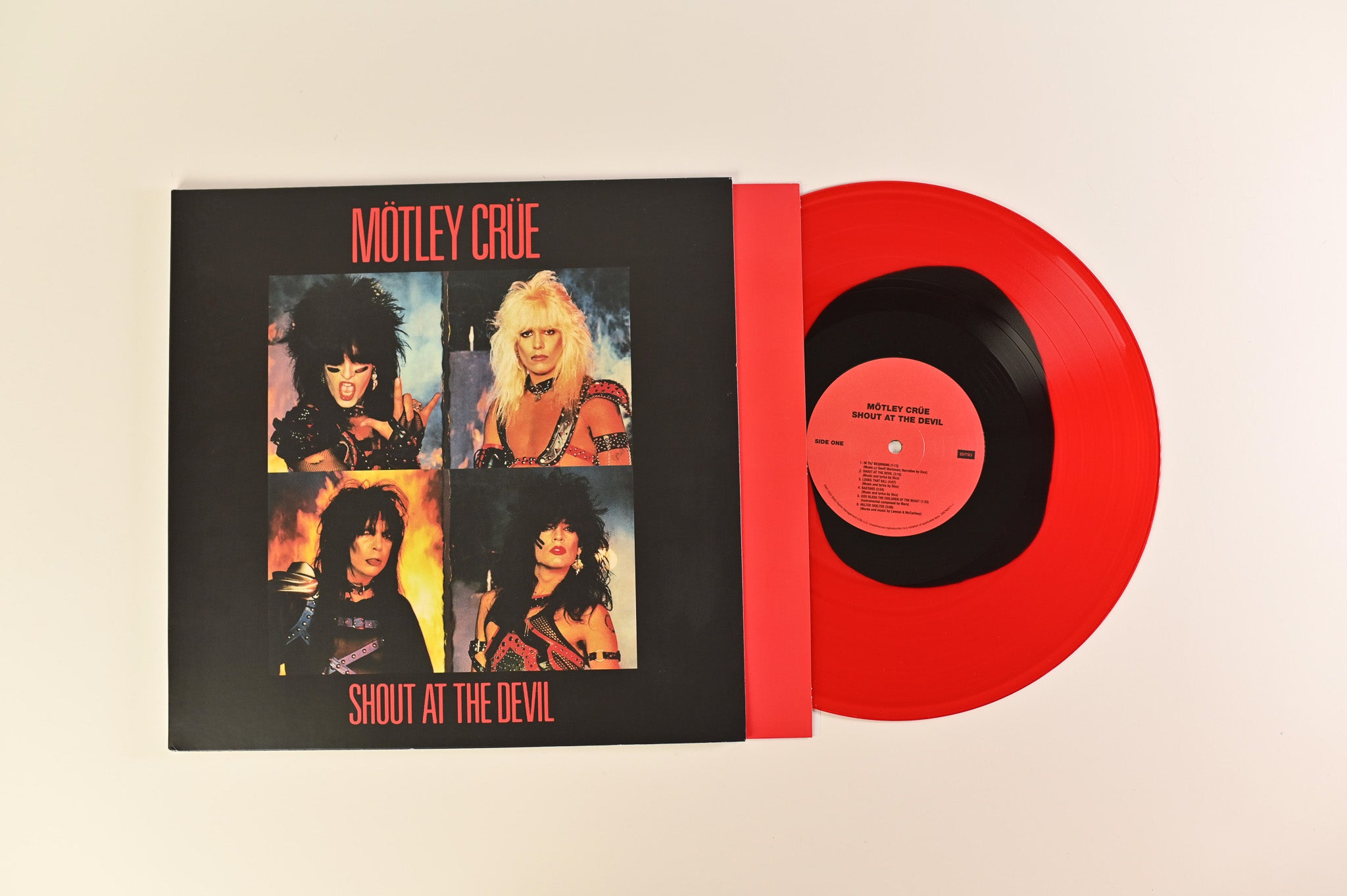 Motley Crüe - Shout At deals The Devil Vinyl Record 2008 Reissue