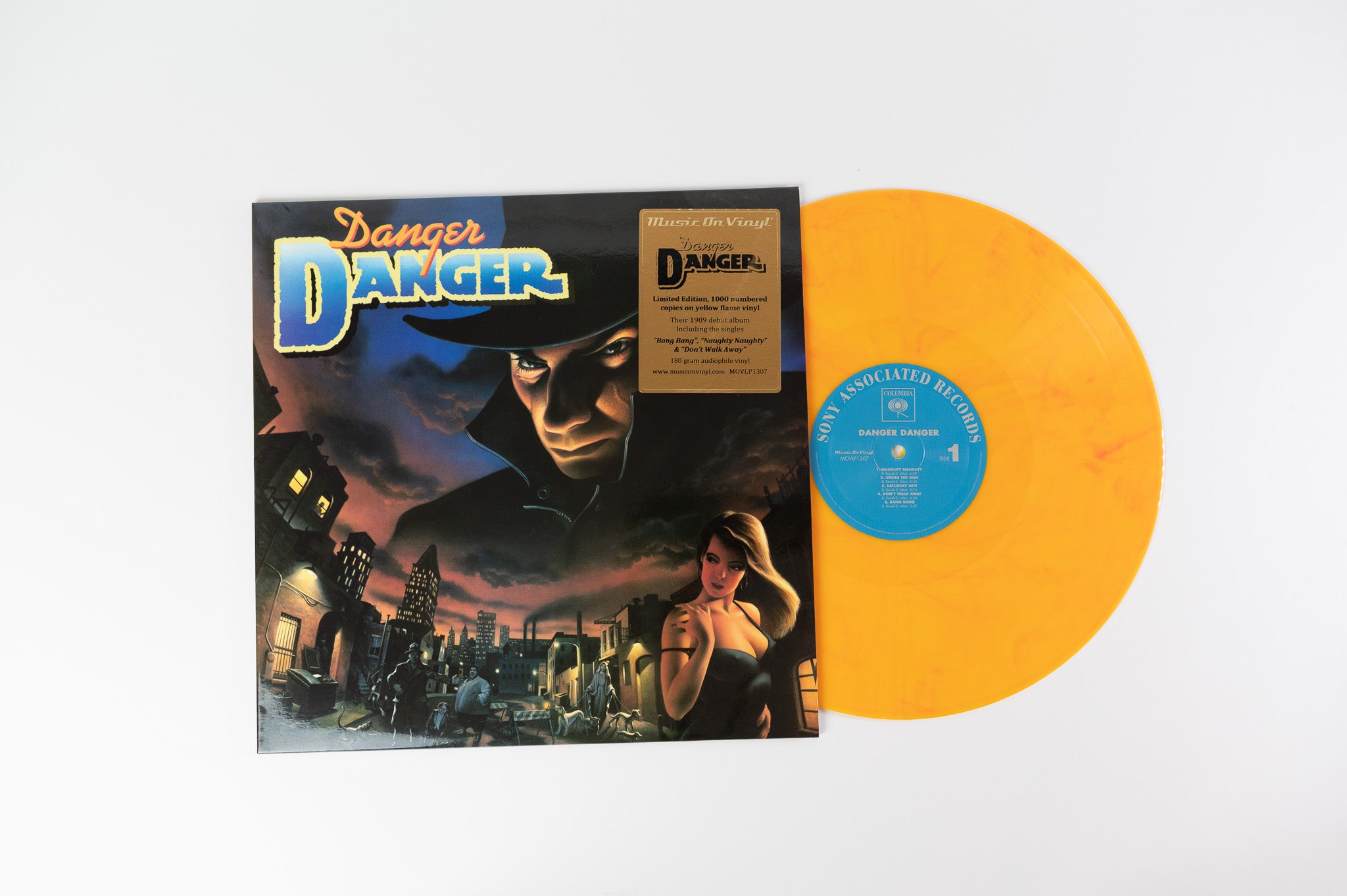 Danger Danger - Danger Danger Music on Vinyl Ltd Numbered Yellow Flame  Vinyl Reissue