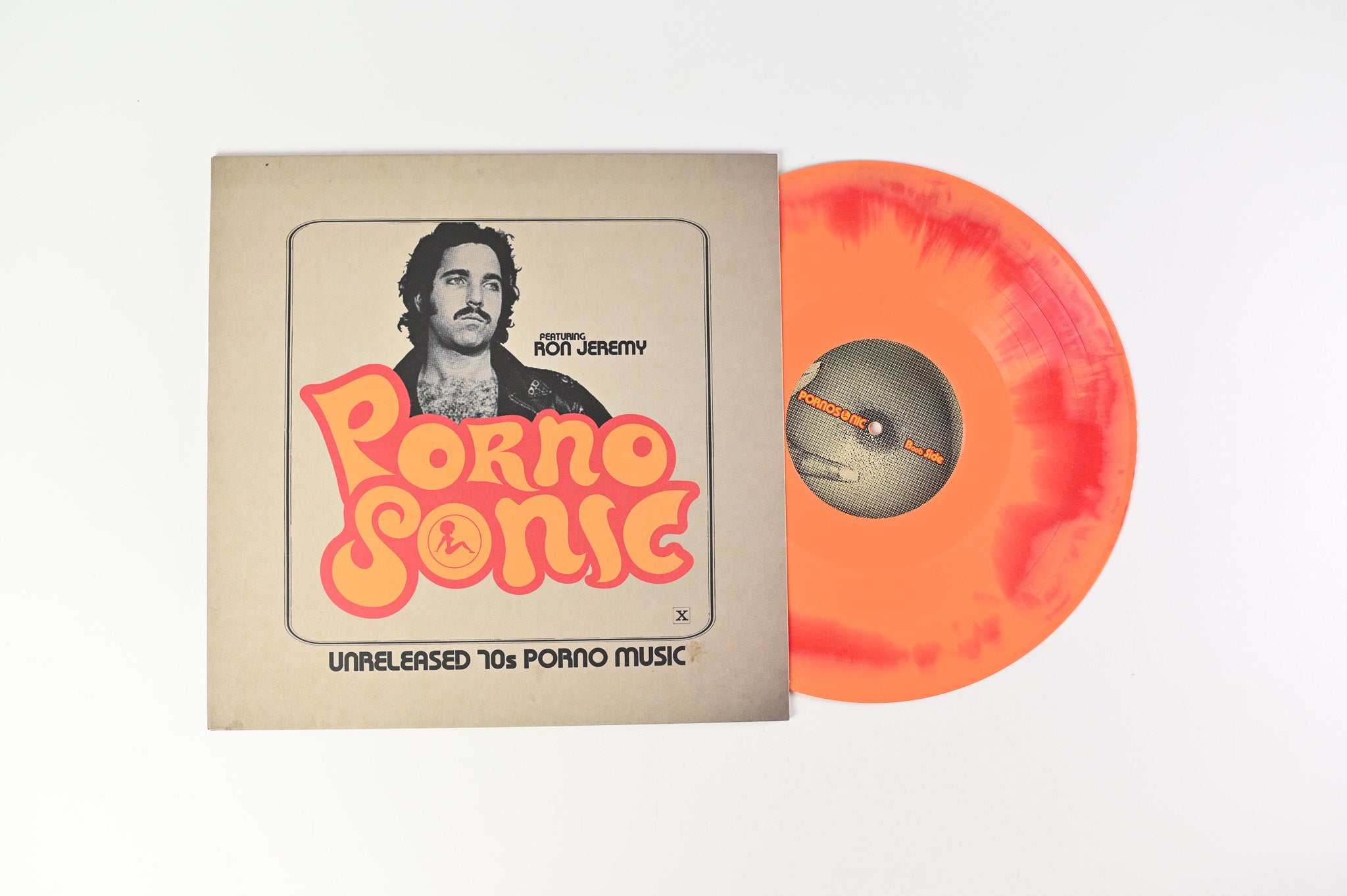 Pornosonic - Unreleased 70s Porno Music on Enjoy The Ride Records RSD  Red/Orange Swirl Vinyl