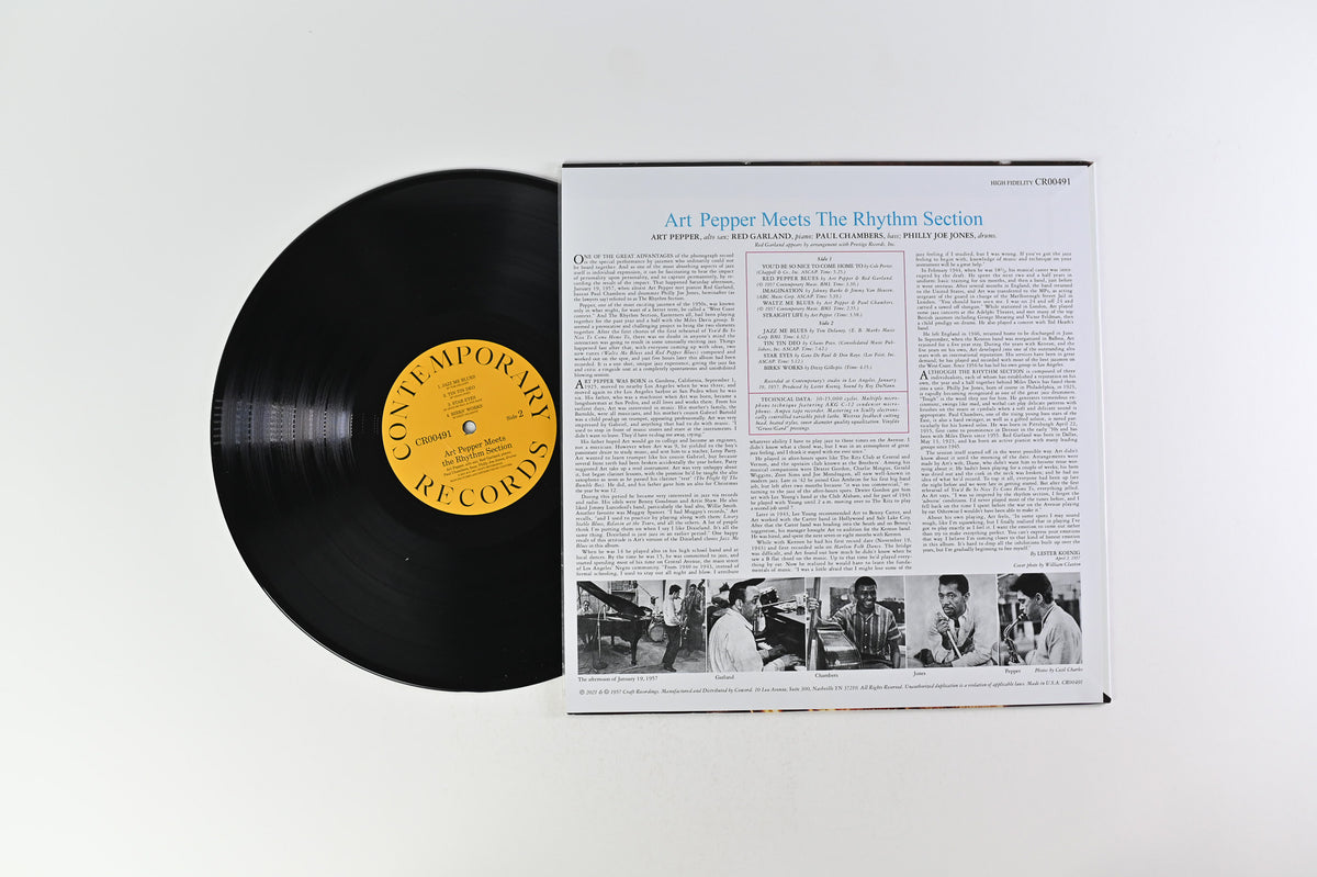 Art Pepper - Art Pepper Meets The Rhythm Section RSD Reissue on