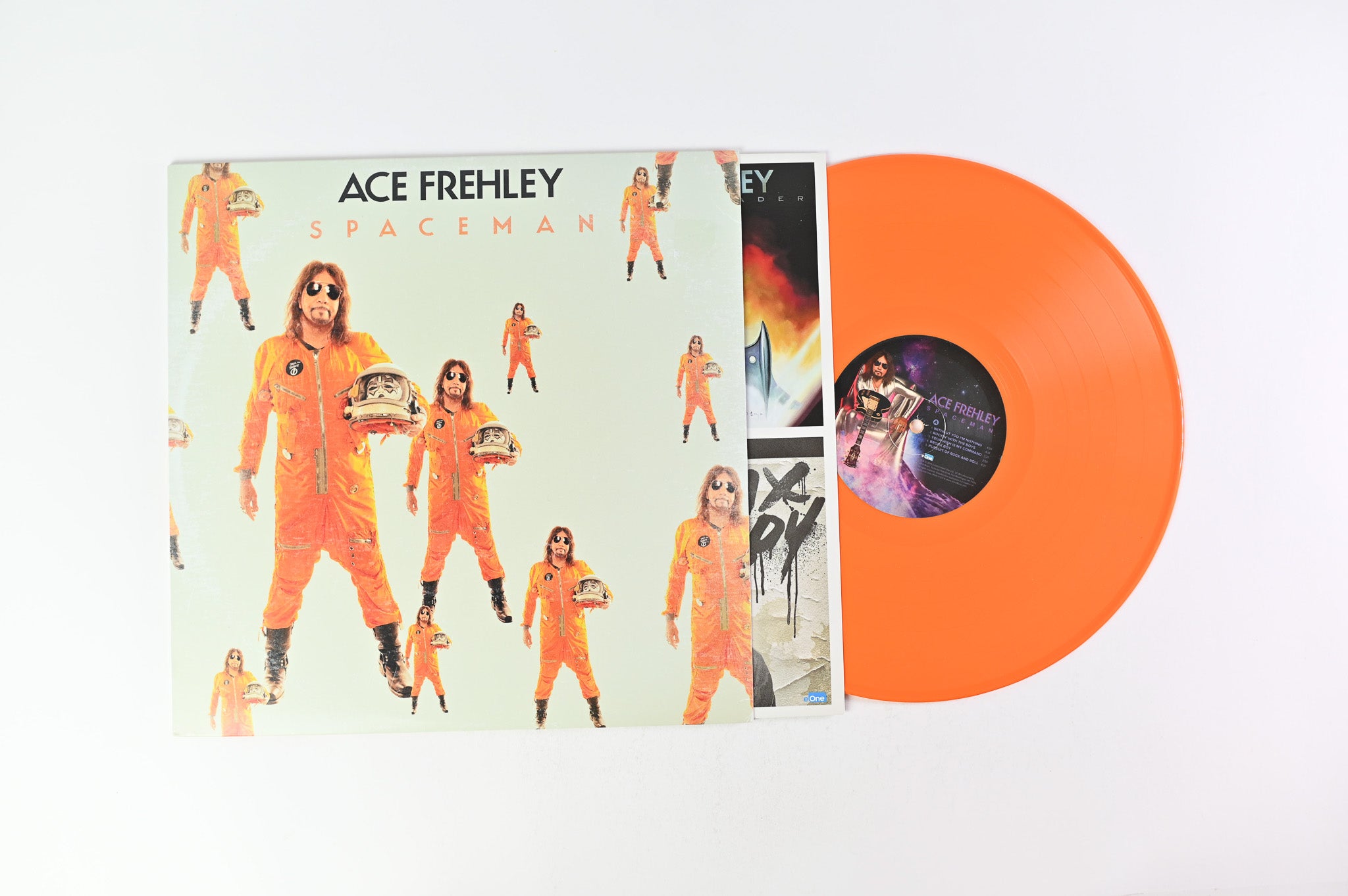 Ace Frehley Spaceman buy Signed Orange LP Vinyl Record Never Played Autographed rare