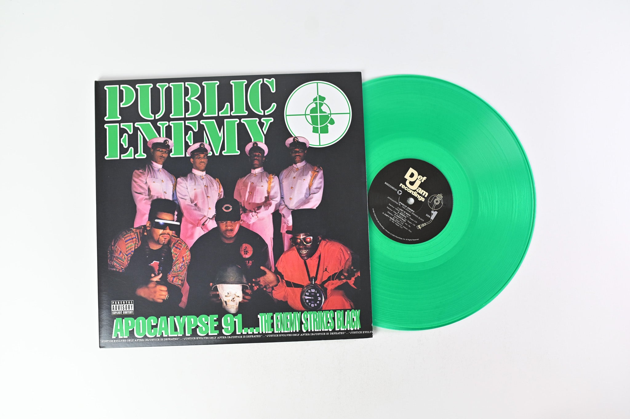 Public Enemy - Apocalypse 91... The Enemy Strikes Black on Def Jam  Recordings - Green Vinyl