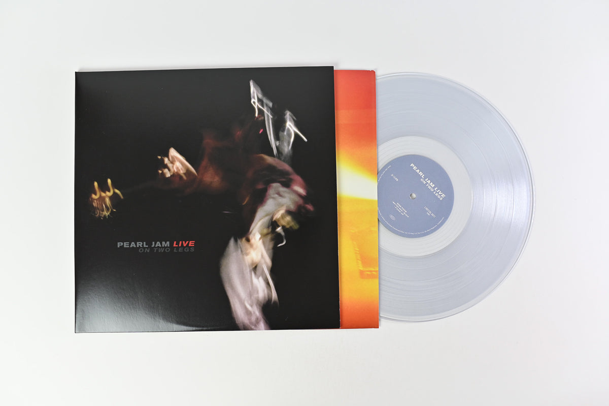 Pearl Jam Live On Two Legs on Epic RSD Clear Vinyl Reissue Plaid