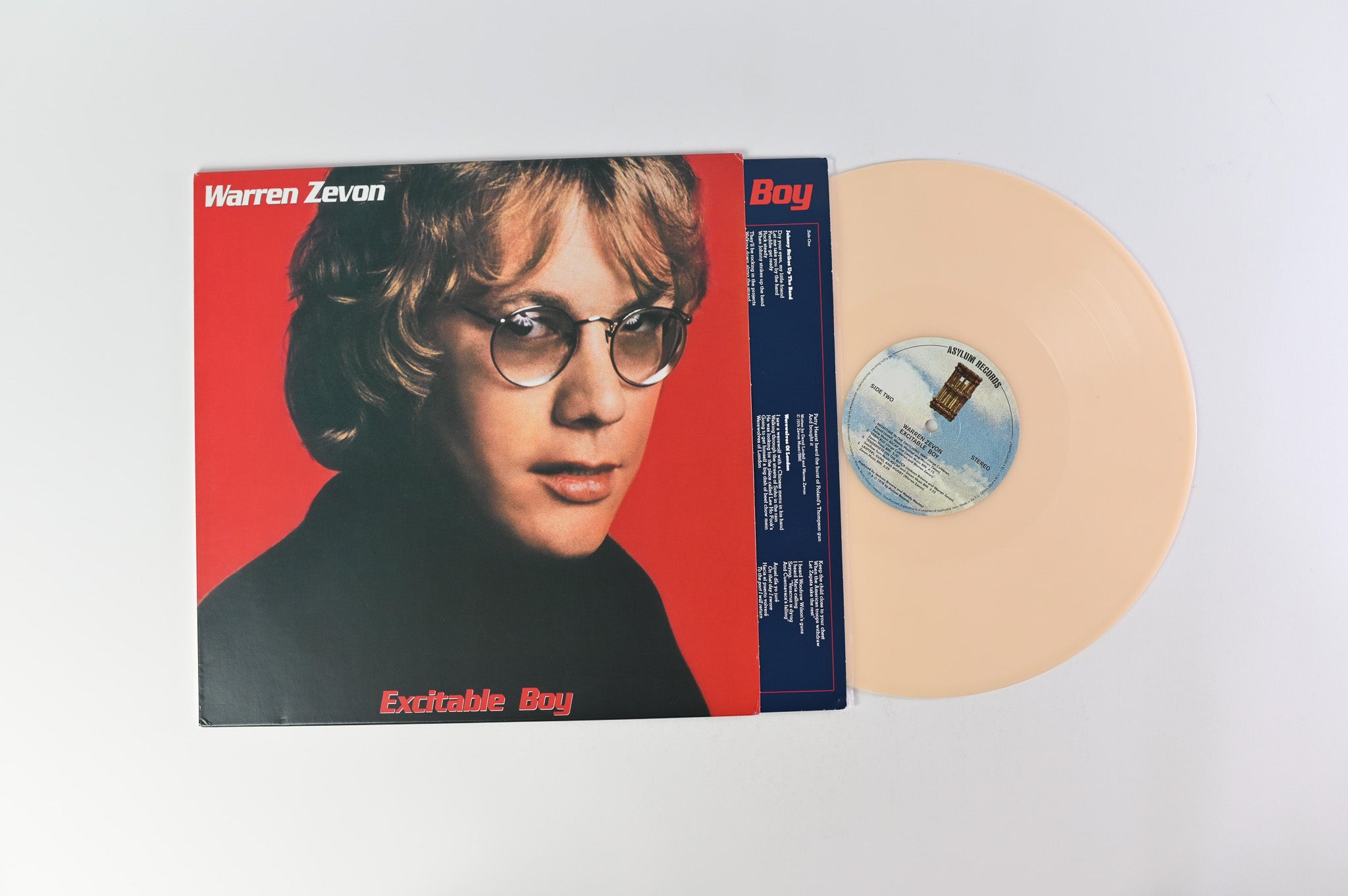 Warren Zevon - Excitable Boy On Asylum Rhino Glow In The Dark Vinyl Re