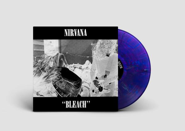 Nirvana Bleach LP ~ Ltd Ed Colored outlets Vinyl (Blue w/Black Marble) ~ New/Sealed!