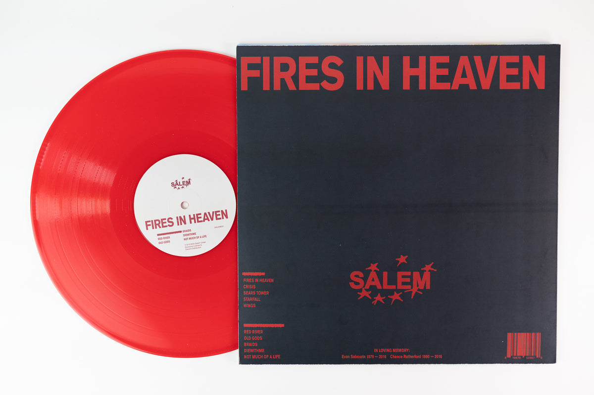 SALEM - Fires In Heaven Limited Red Translucent Vinyl
