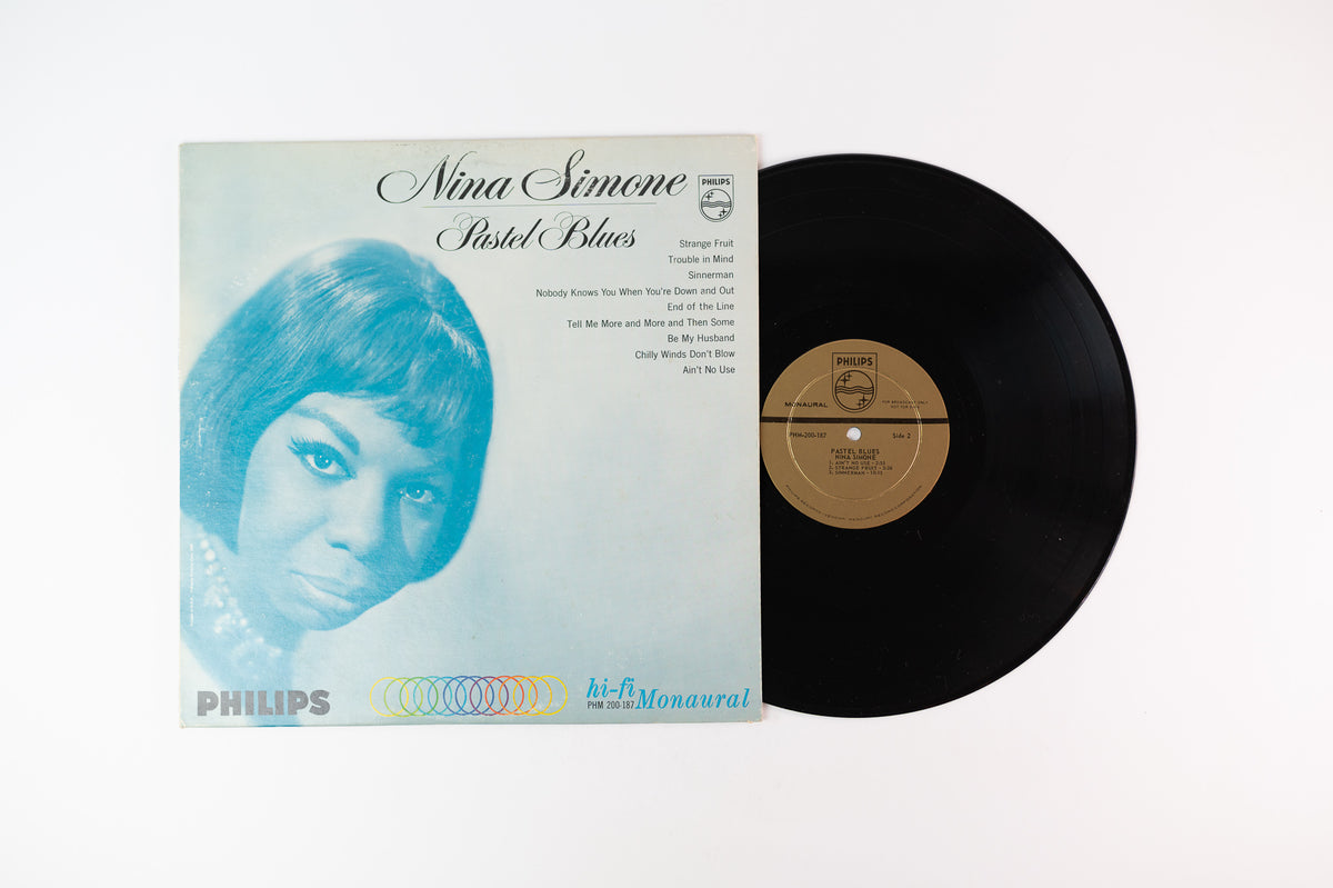 Nina Simone - Pastel Blues on Philips Mono Deep Groove Gold Label Promo