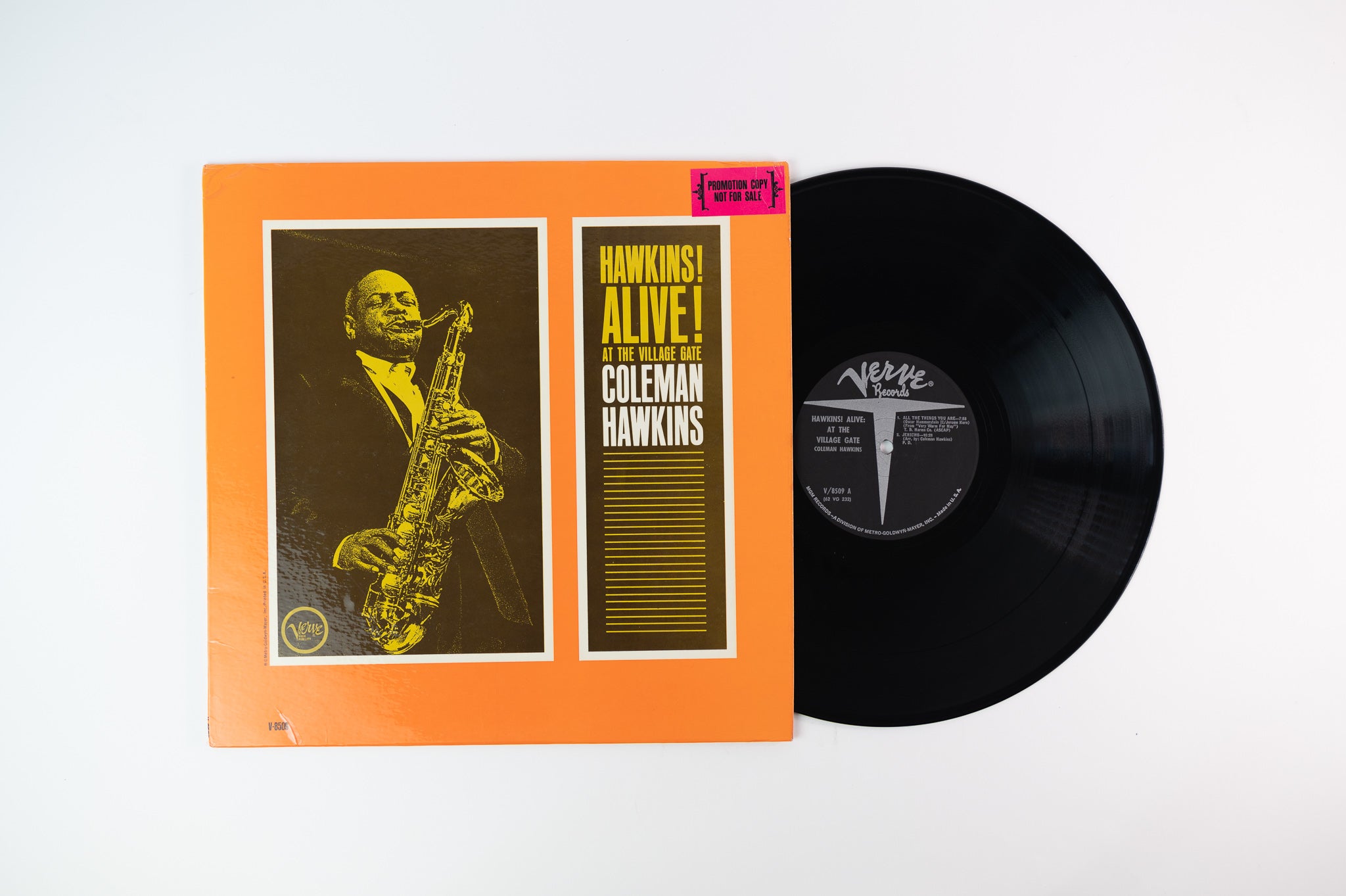 Coleman Hawkins - Hawkins Alive At The Village Gate on Verve Mono