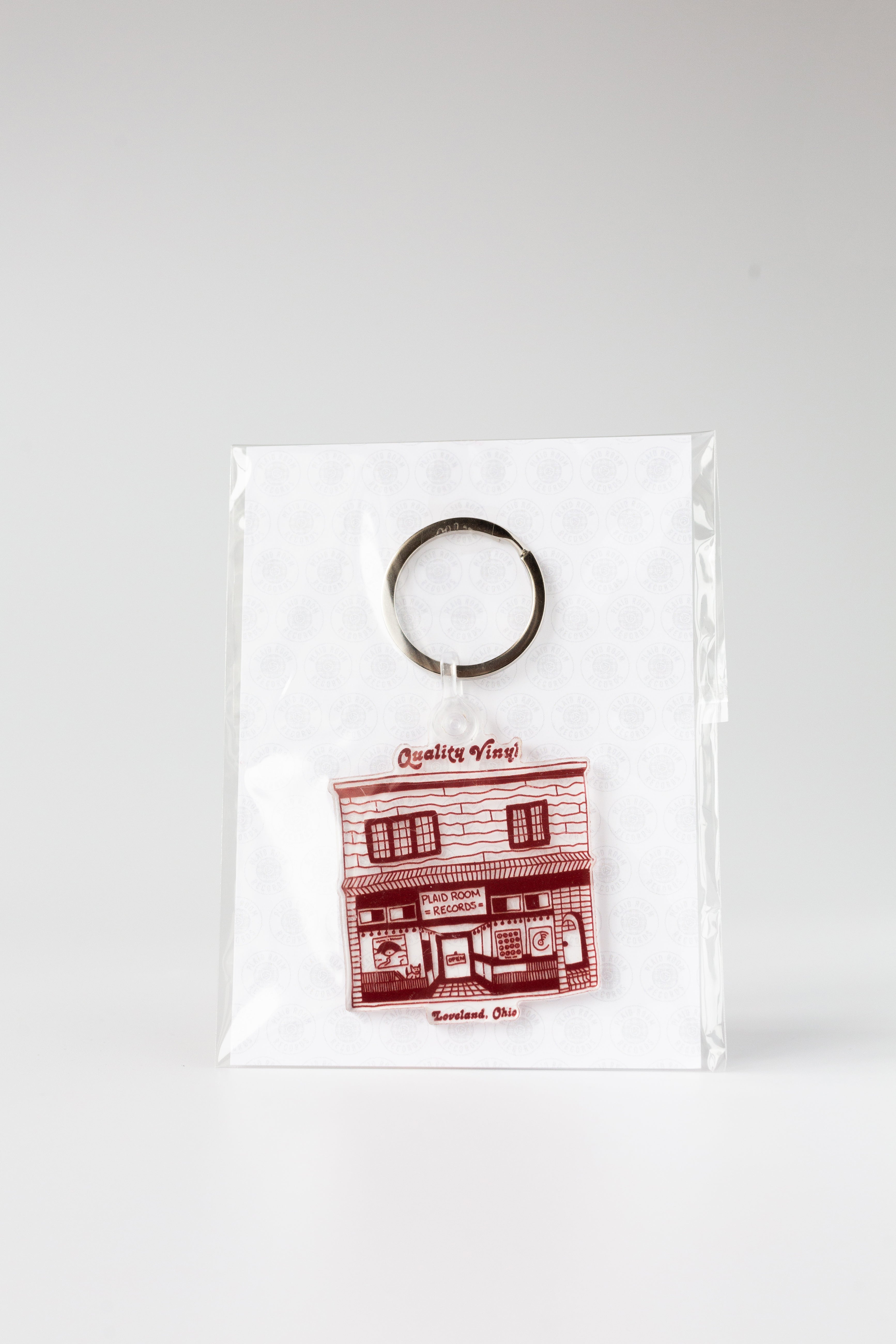 Plaid Room Storefront Keychain