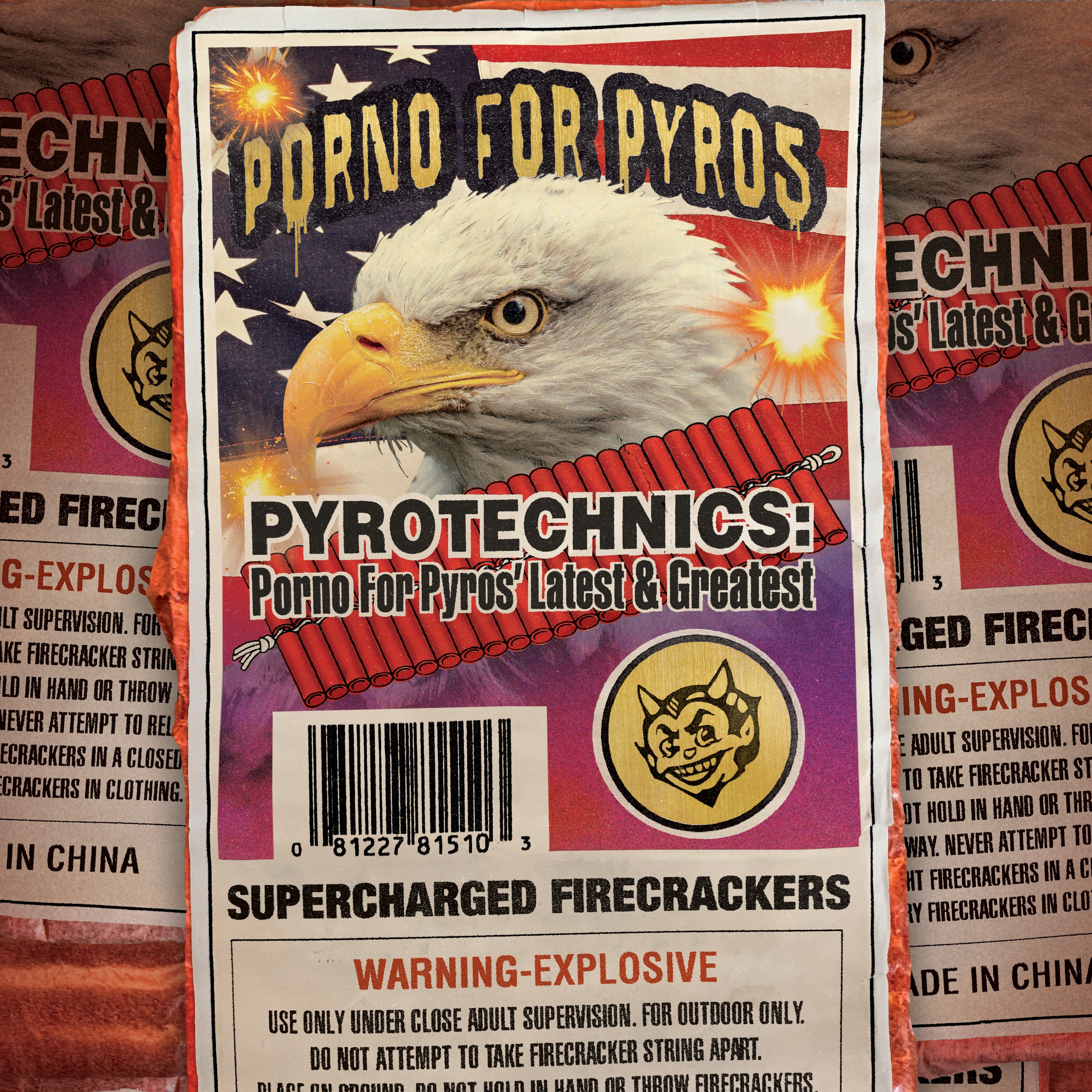 Porno For Pyros - Pyrotechnics: Porno For Pyros Latest & Greatest [Clear w/ Orange Splatter Vinyl] [ROCKtober 2024]