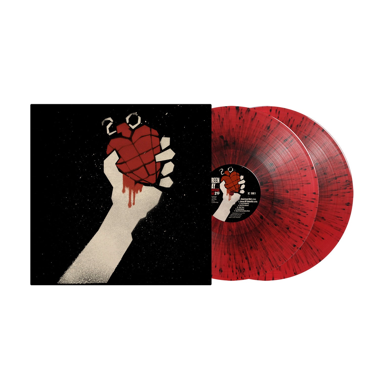 [PRE-ORDER] Green Day - American Idiot [20th Anniversary Red & Black Splatter Vinyl] [Release Date: 10/25/2024]