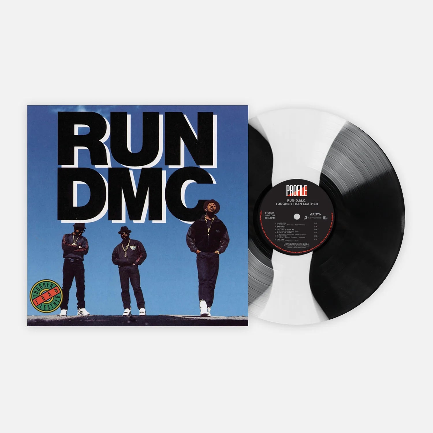 Run D.M.C. - Tougher Than Leather [Black & White Stripe Vinyl]