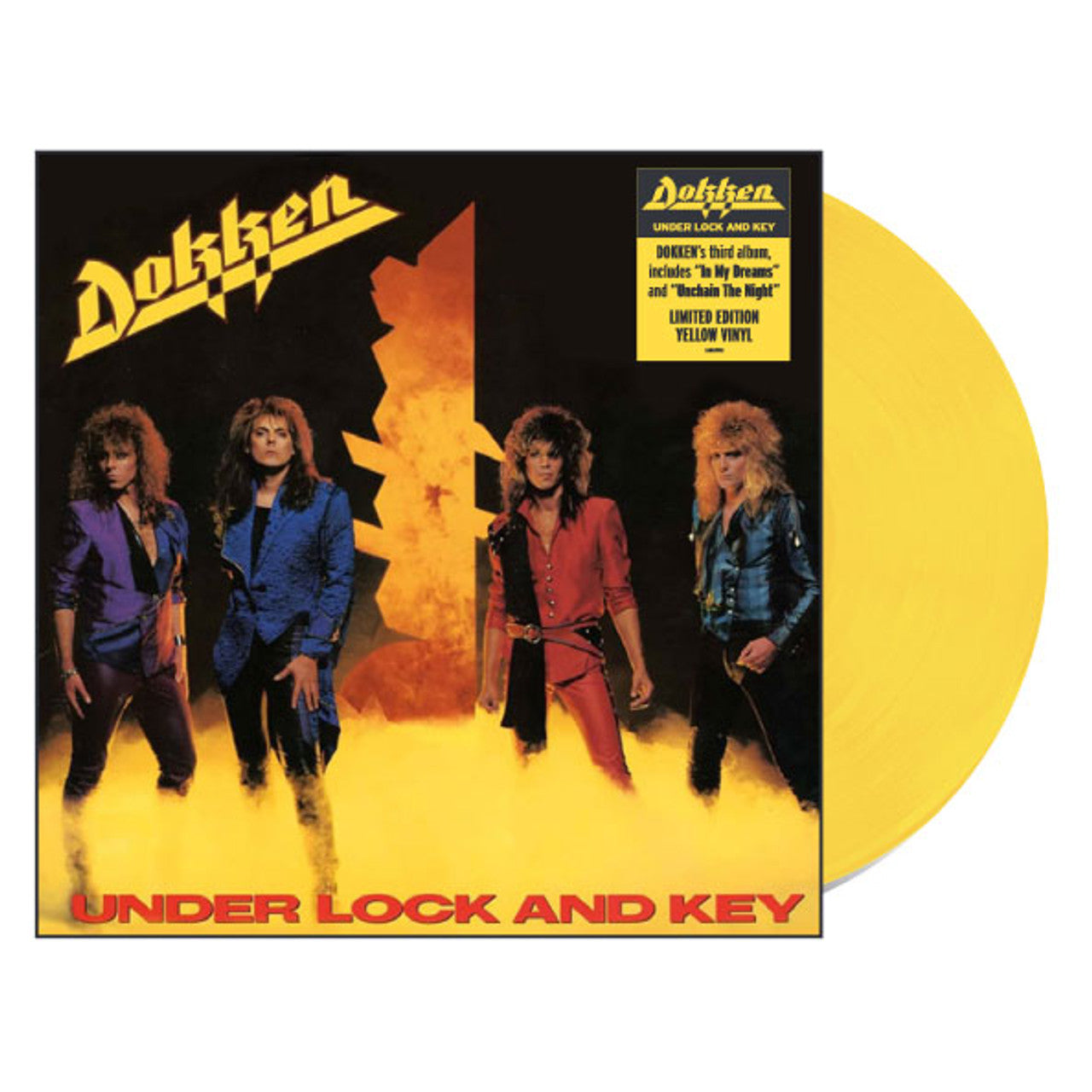 Dokken - Under Lock And Key [Canary Yellow Vinyl]