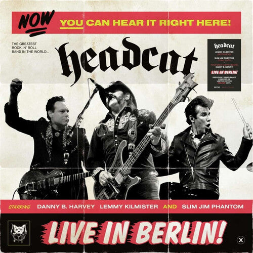 HeadCat - Live In Berlin [Black & White Vinyl]