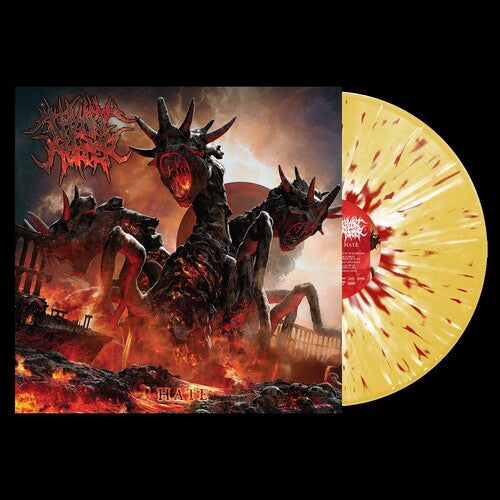 Thy Art Is Murder - Hate [Yellow, Red & White Splatter Vinyl]