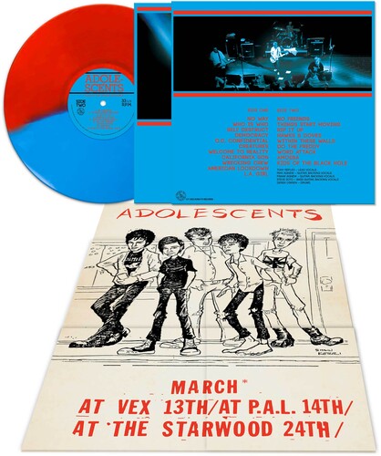 The Adolescents - Live At The House Of Blues [Red & Blue Vinyl]