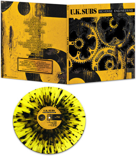 UK Subs - Reverse Engineering [Yellow & Black Splatter Vinyl]