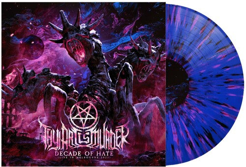 Thy Art Is Murder - Decade of Hate (Live in Melbourne 2023) [Blue w/ Black & Pink Splatter Vinyl]