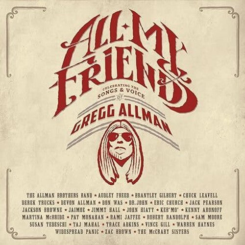 Various Artists - All My Friends: Celebrating The Songs & Voice of Gregg Allman [4-lp Box Set] [Red Vinyl]