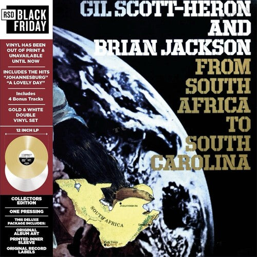 Gil Scott-Heron & Brian Jackson - From South Africa To South Carolina [Gold & White Vinyl]