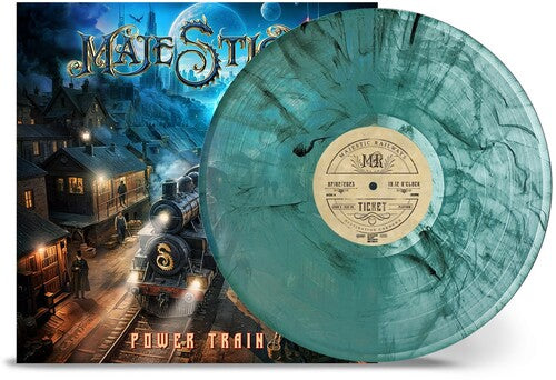 Majestica - Power Train [Transparent Turquoise & Black Smoke Vinyl]