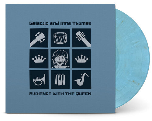 [PRE-ORDER] Galactic with Irma Thomas - Audience With The Queen [Indie-Exclusive Sky Blue and Gold Vinyl] [Release Date: 04/11/2025]