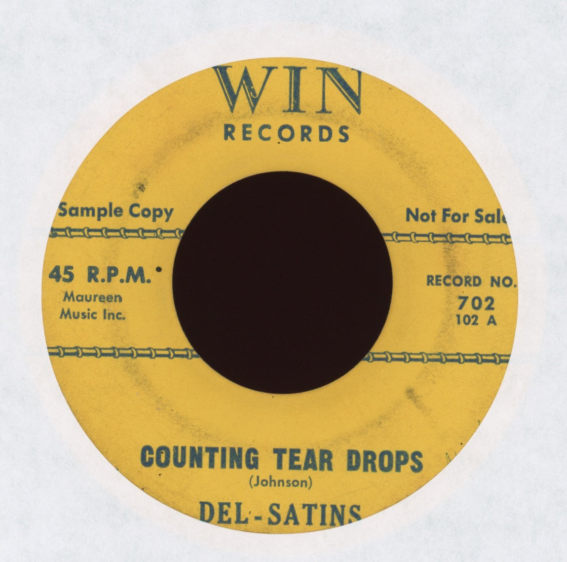 The Del-Satins - Counting Tear Drops on Win