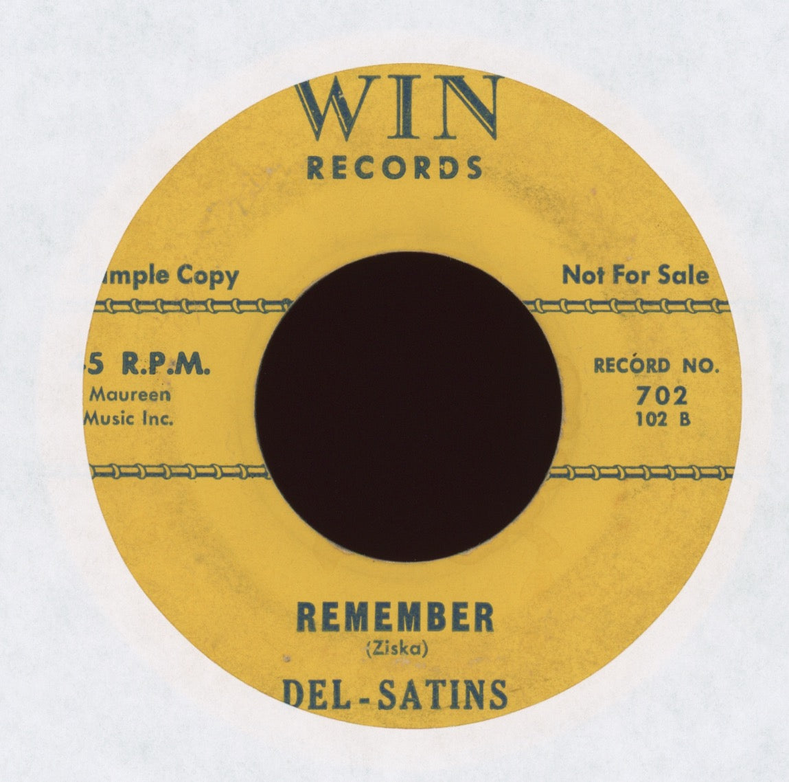 The Del-Satins - Counting Tear Drops on Win