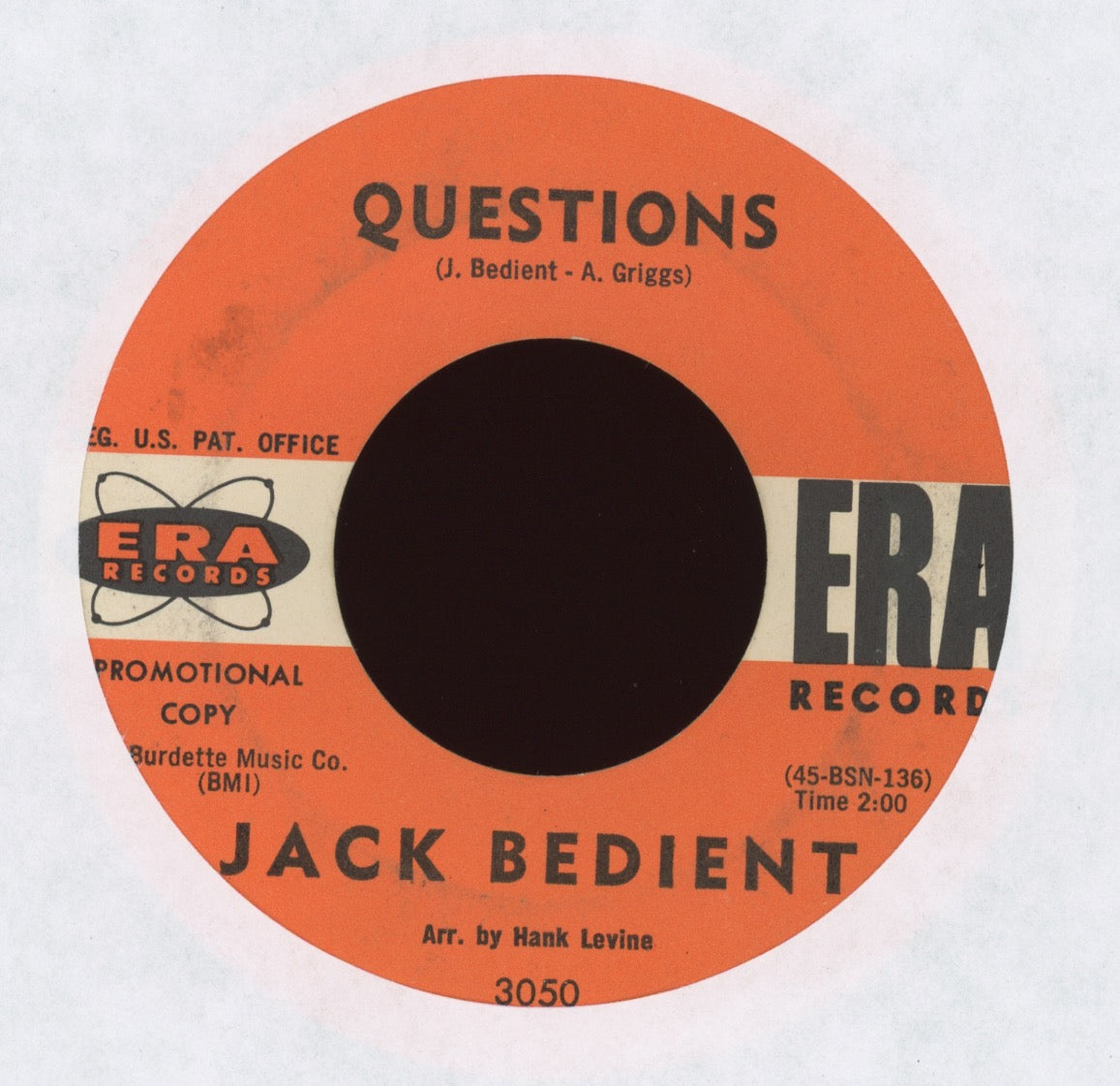 Jack Bedient - Questions on Era Promo