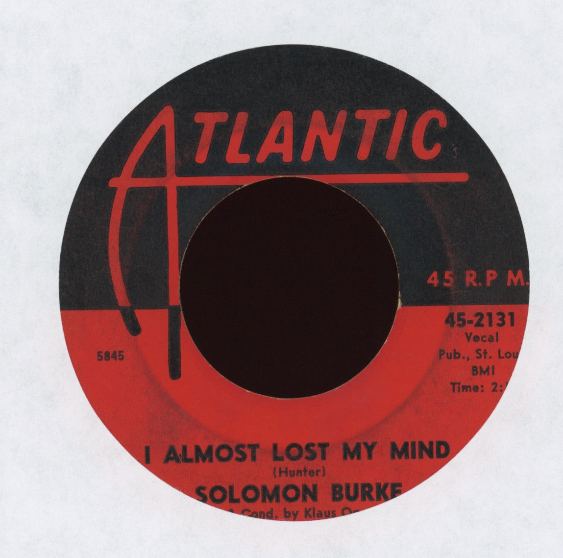 Solomon Burke - Cry To Me on Atlantic