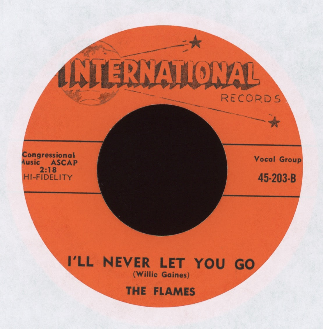 The Flames - I'll Never Let You Go on International