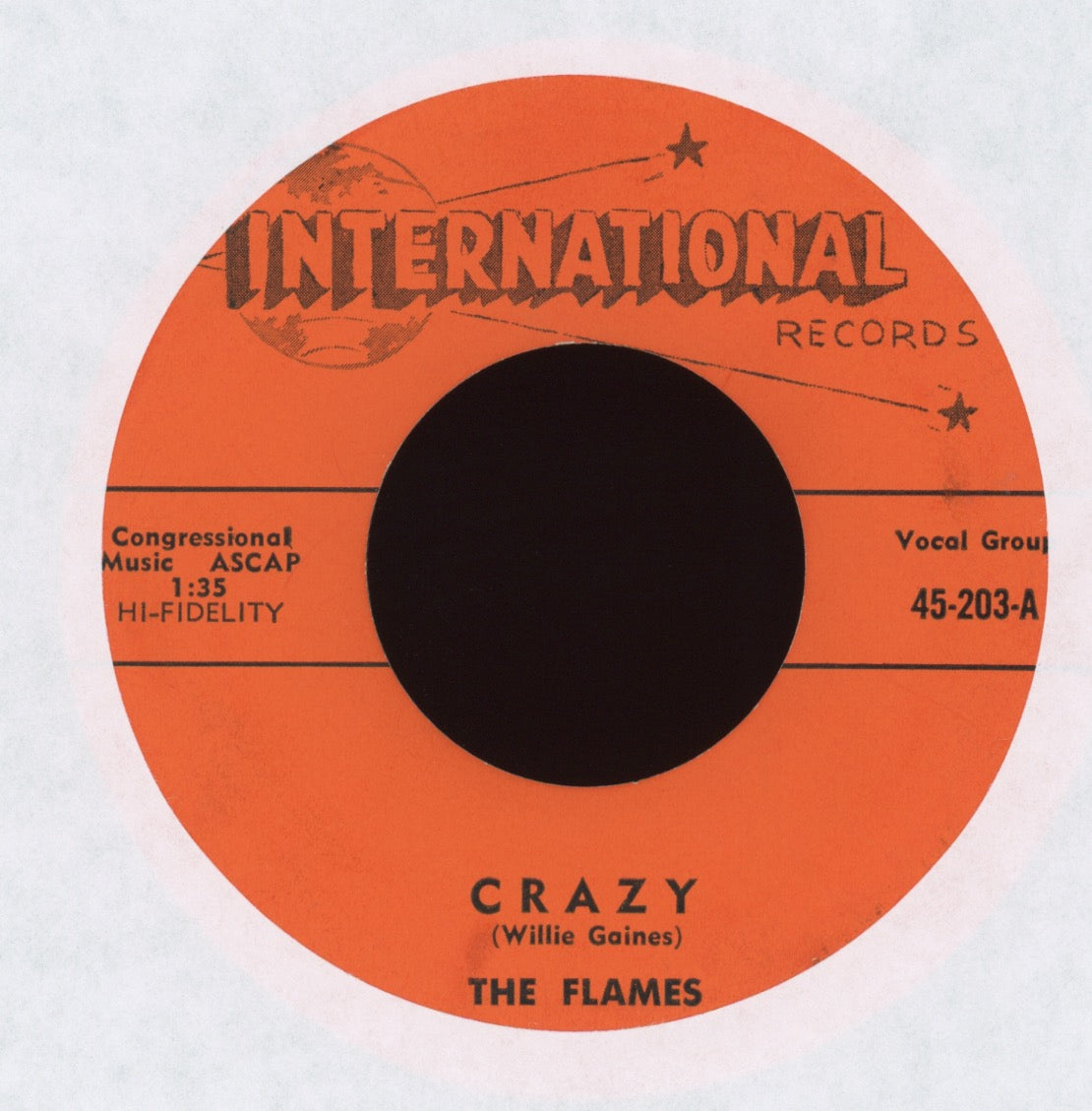 The Flames - I'll Never Let You Go on International