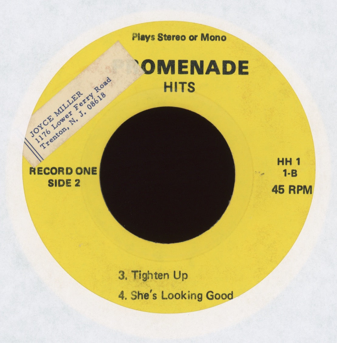 Tommy Knight & The Knights - Tighten Up on Promenade Hits