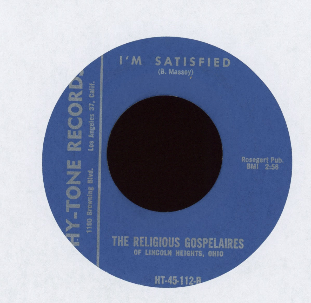 The Religious Gospelaires - Please Move These Things on Hy-Tone Gospel 45