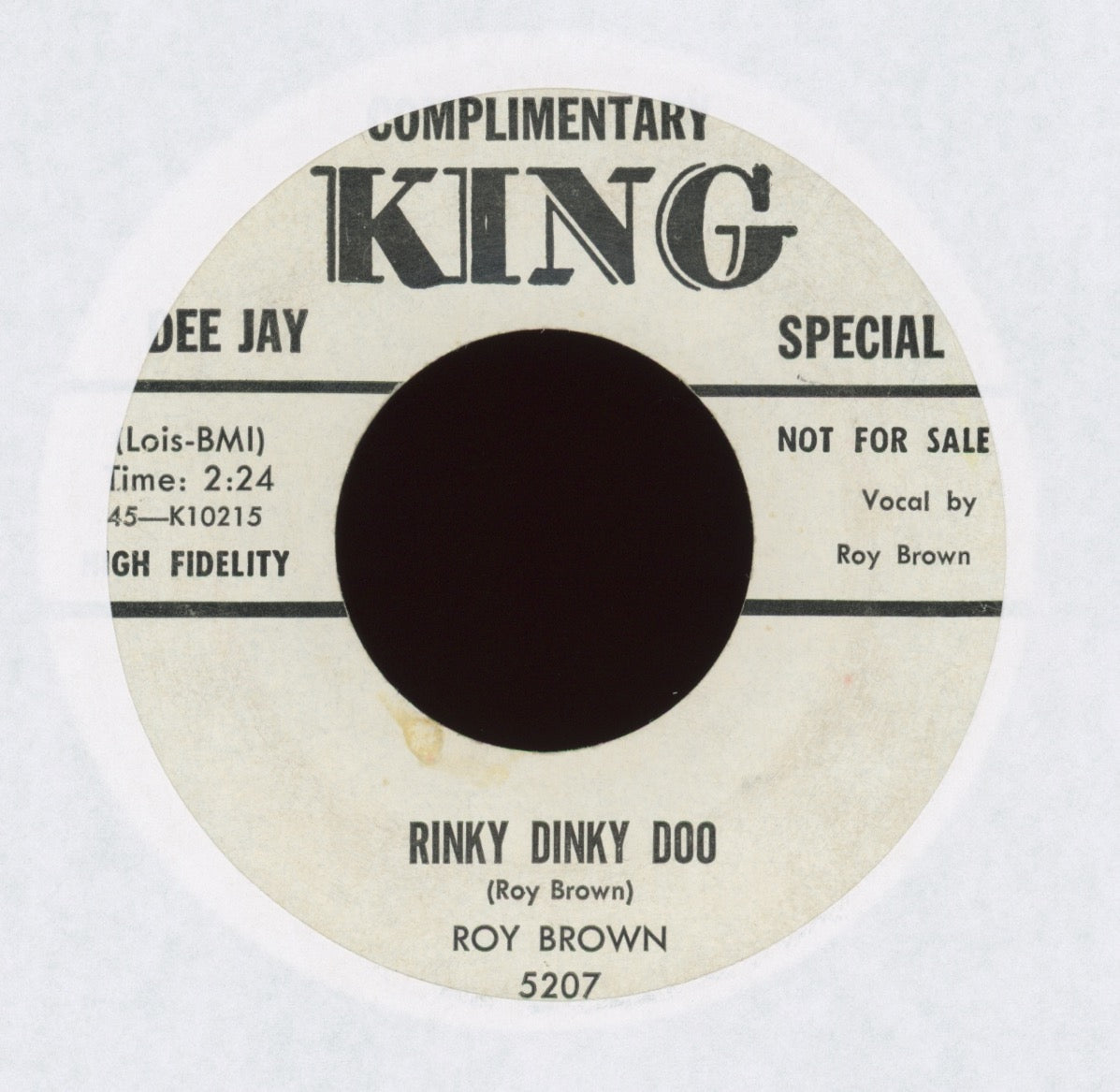 Roy Brown - I Never Had It So Good on King Promo R&B 45