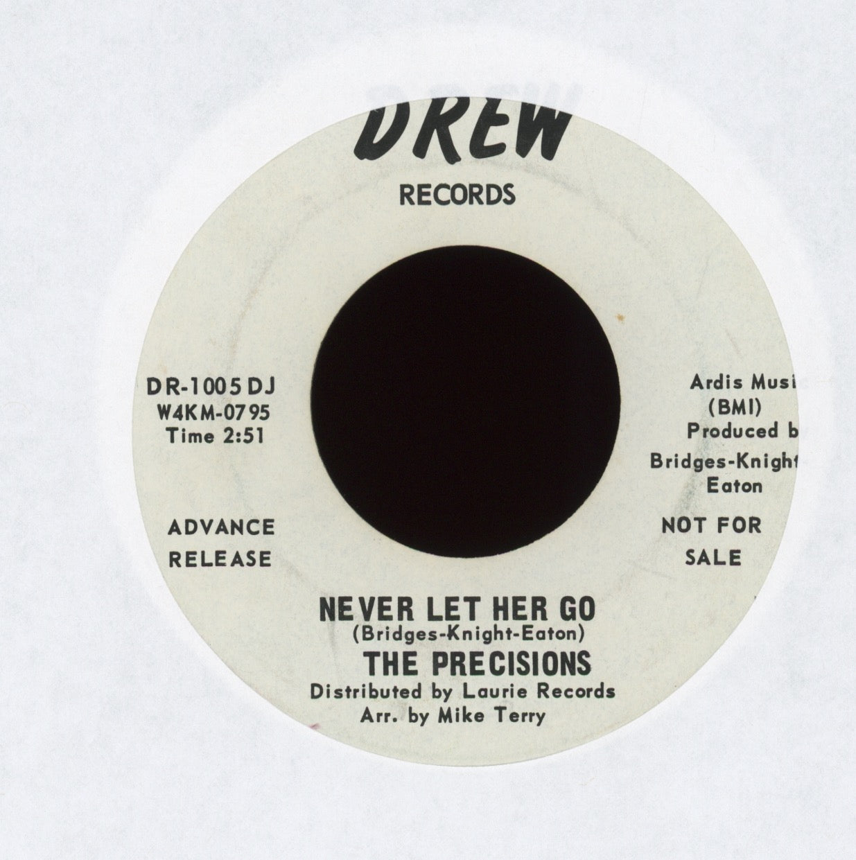 The Precisions - A Place on Drew Promo Northern Soul 45