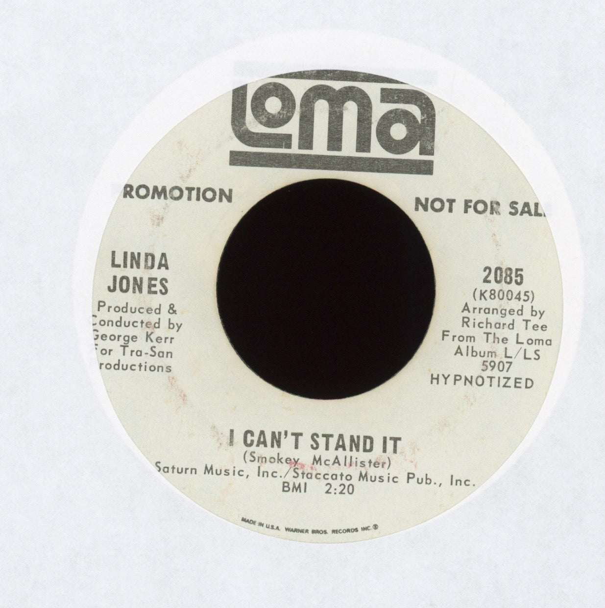 Linda Jones - Give My Love A Try on Loma Promo Northern Soul 45