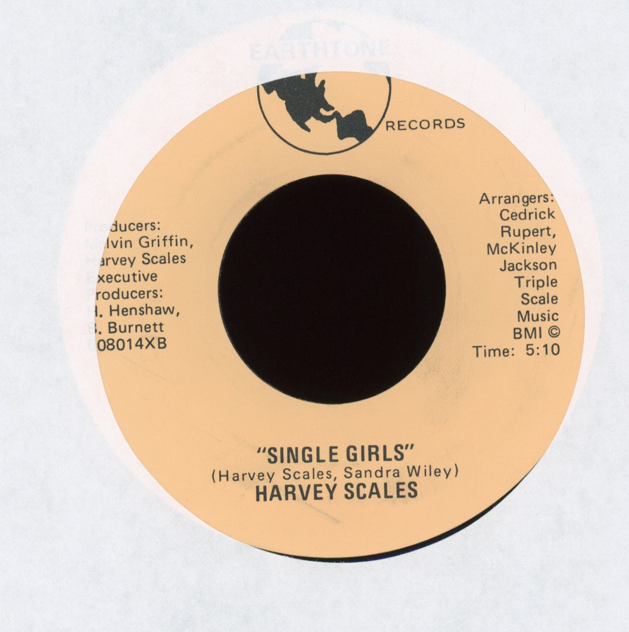 Harvey Scales - Single Girls on Earthtone 70's Soul 45