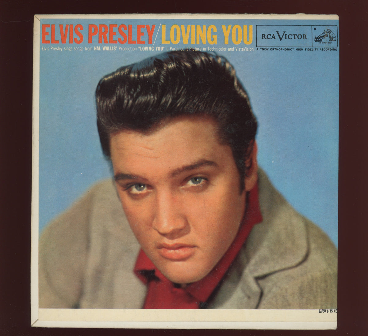 Elvis Presley - Loving You on RCA EPA 1515 Rare Orange Label 45 EP Wit ...