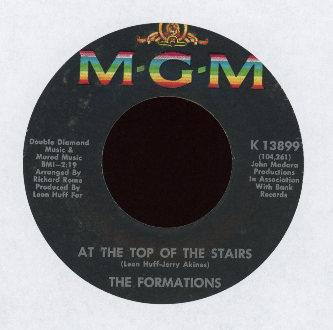 The Formations - At The Top Of The Stairs on MGM Northern Soul 45