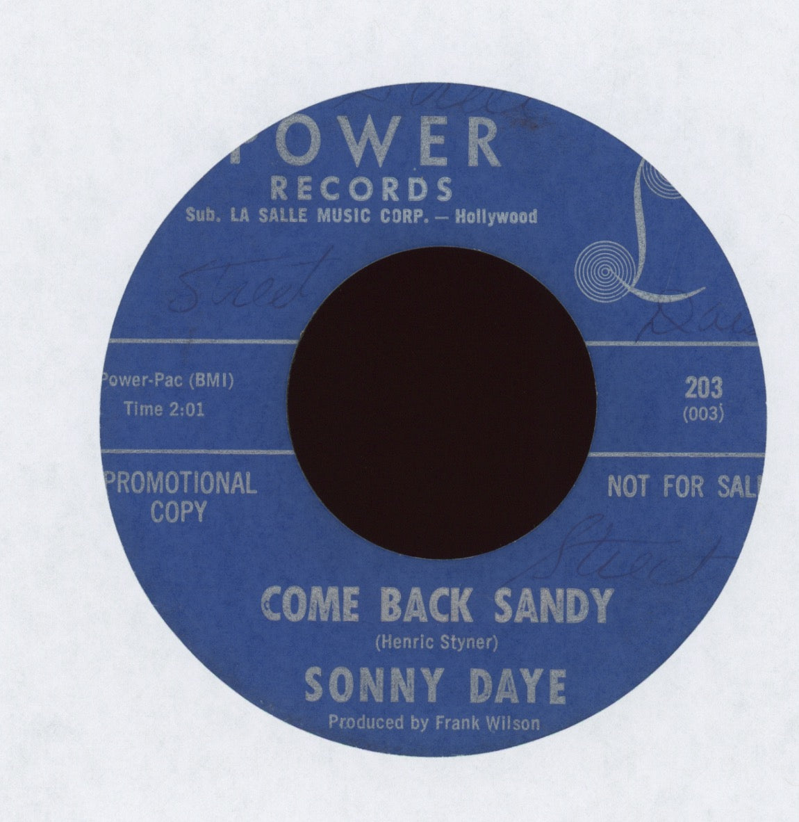 Sonny Daye - When Are You Coming Home on Power R&B Soul 45