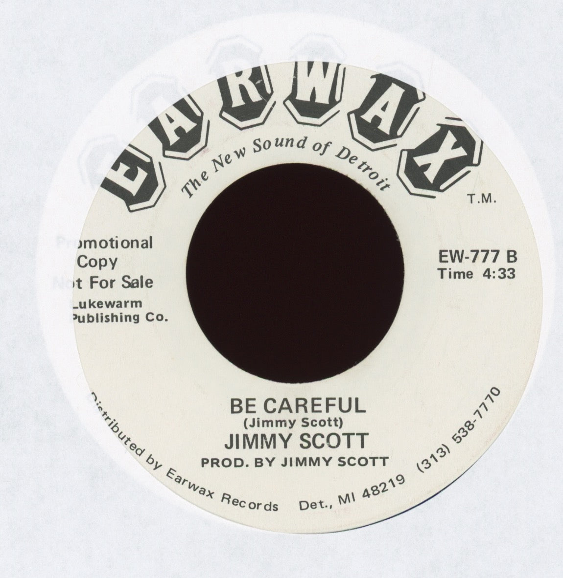 Jimmy Scott - Love Language on Earwax Promo Modern Soul Boogie 45