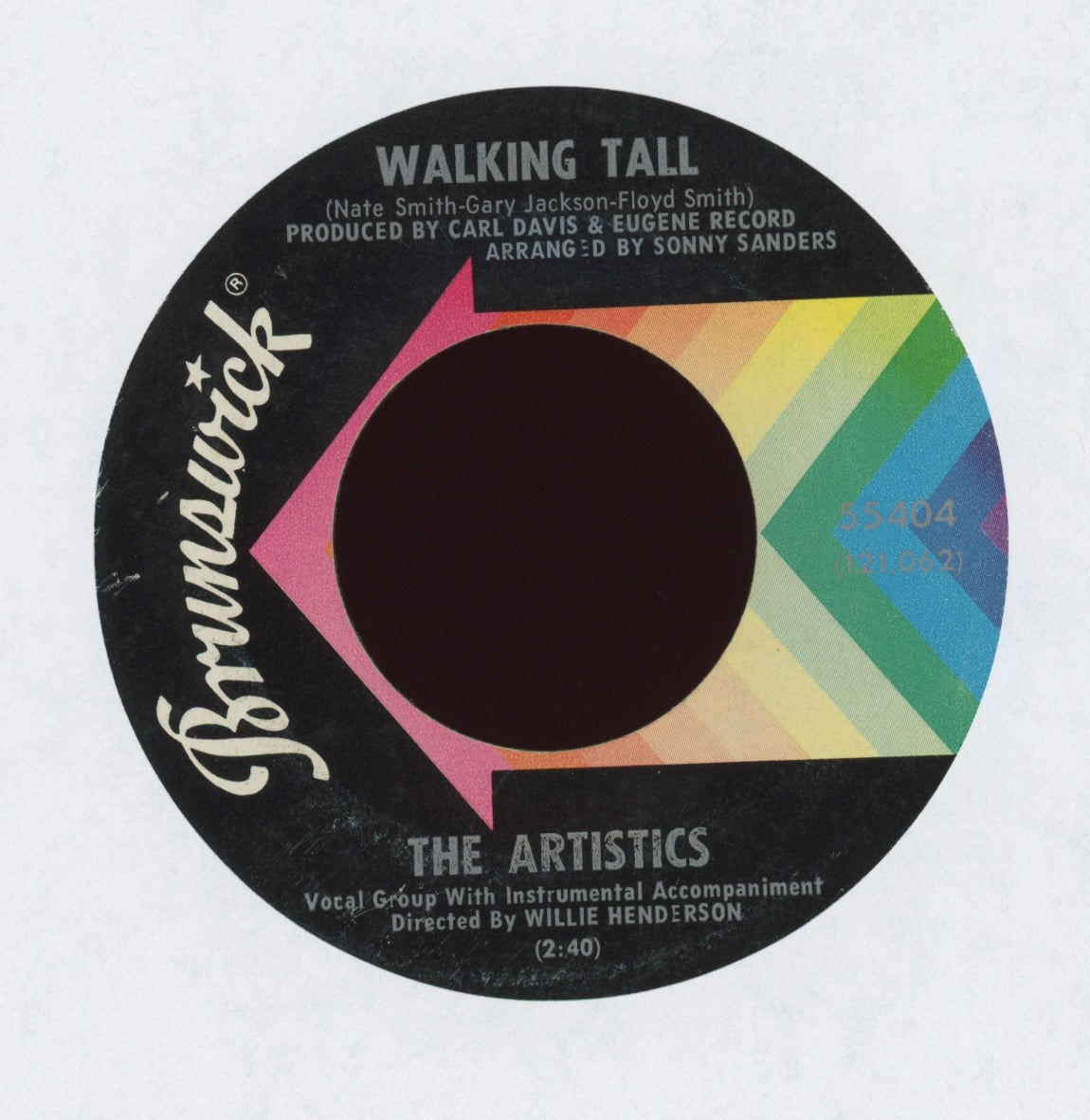 The Artistics - Walking Tall on Brunswick Northern Soul 45