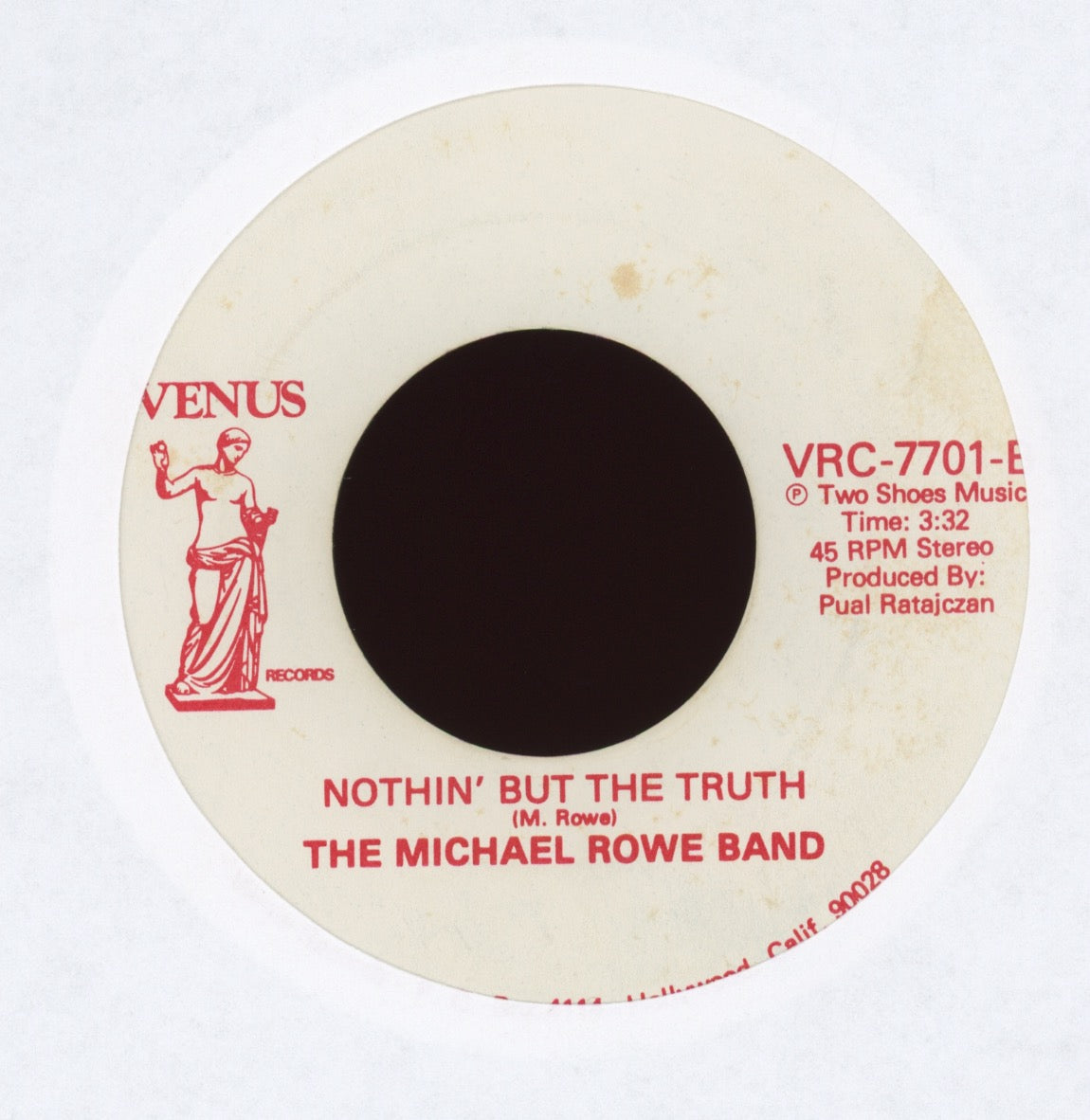 The Michael Rowe Band - The Way Of The Girl on Venus 70's Soul Funk 45