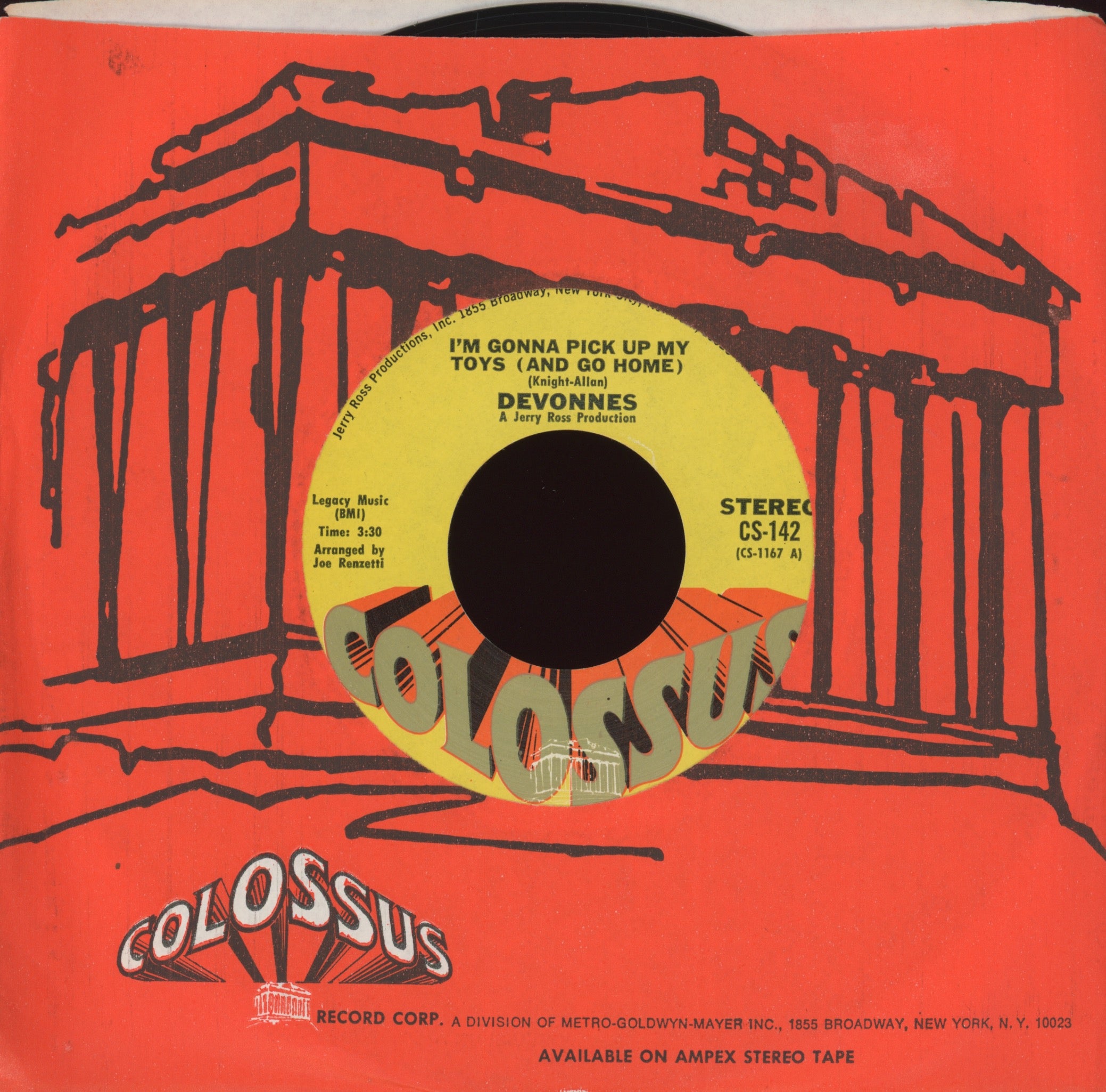 The Devonnes - I'm Gonna Pick Up My Toys (And Go Home) on Colossus Northern Soul 45