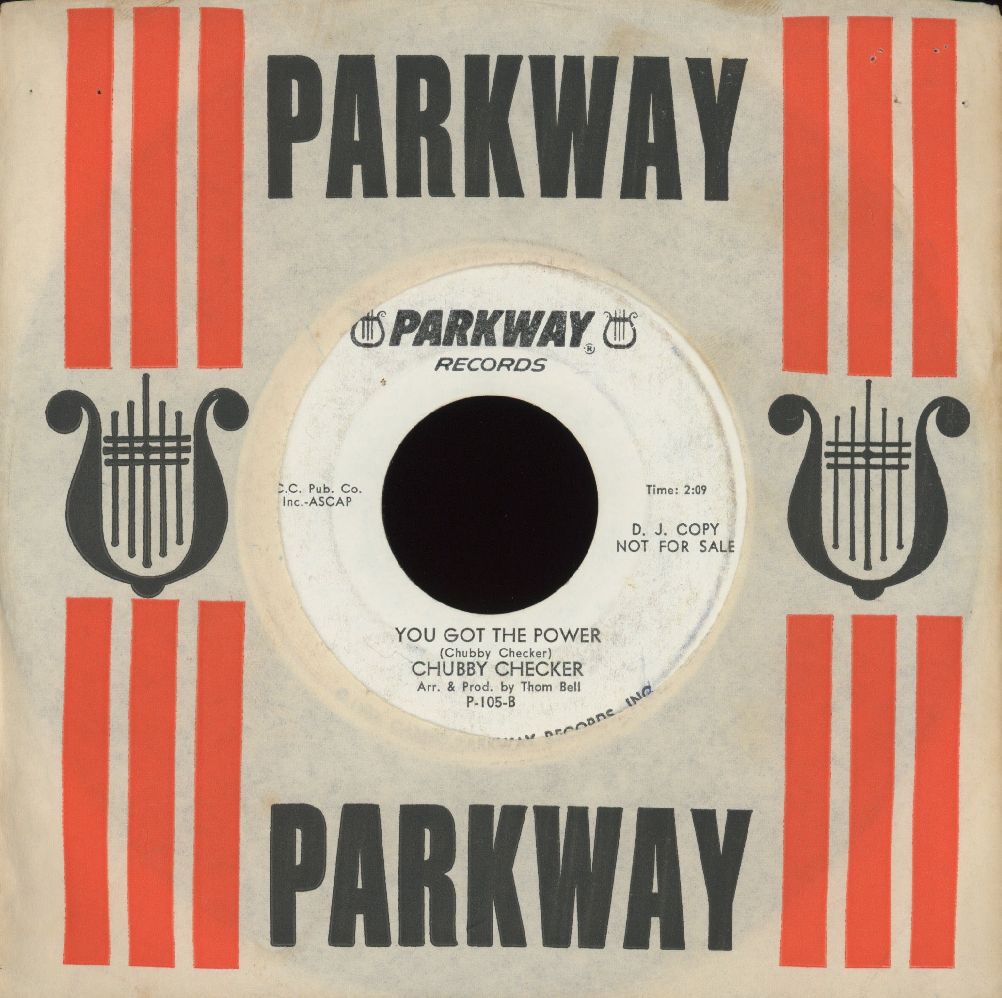 Chubby Checker - Looking At Tomorrow on Parkway Promo Northern Soul 45