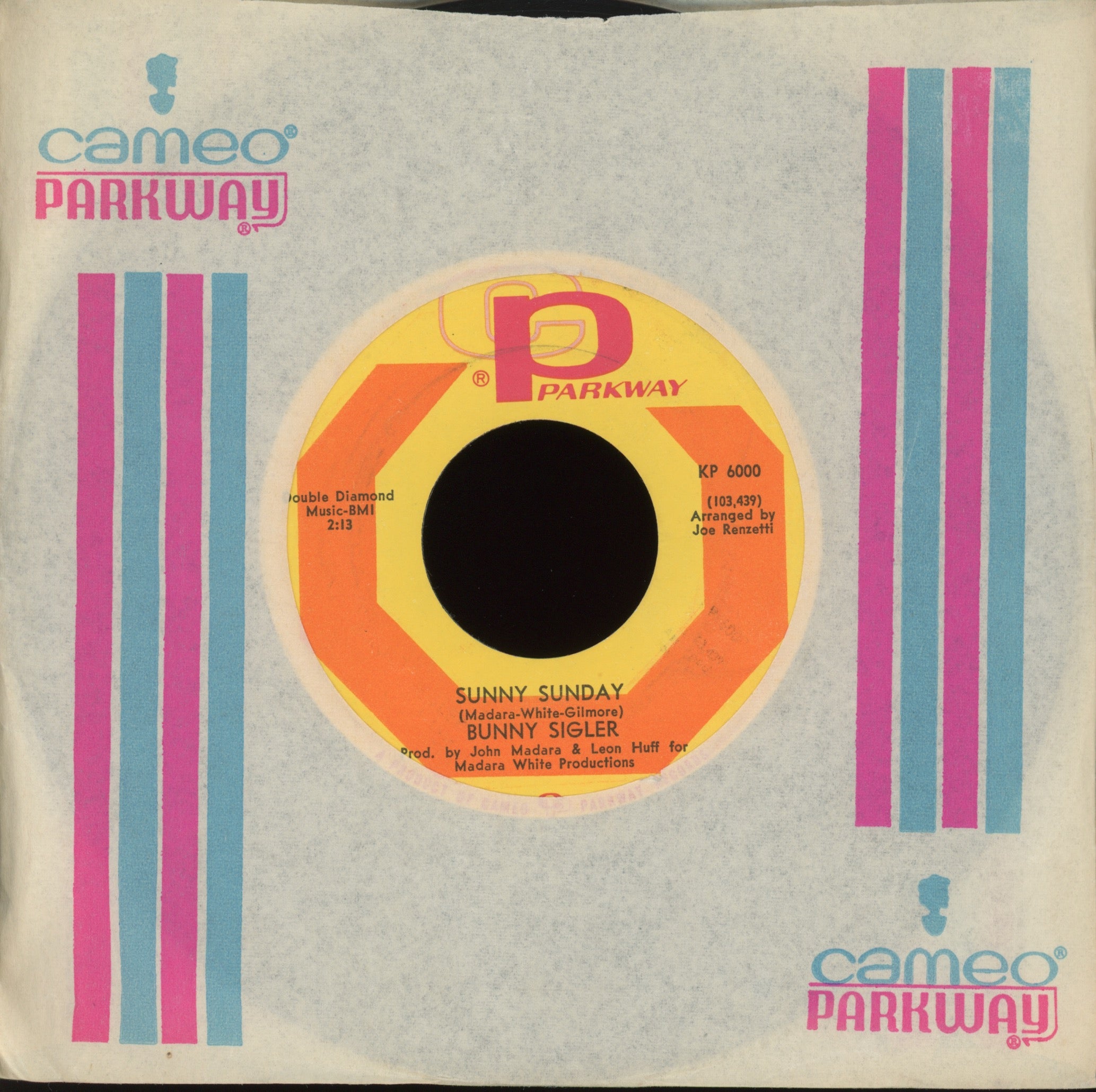 Bunny Sigler - Sunny Sunday on Cameo Parkway Northern Soul 45