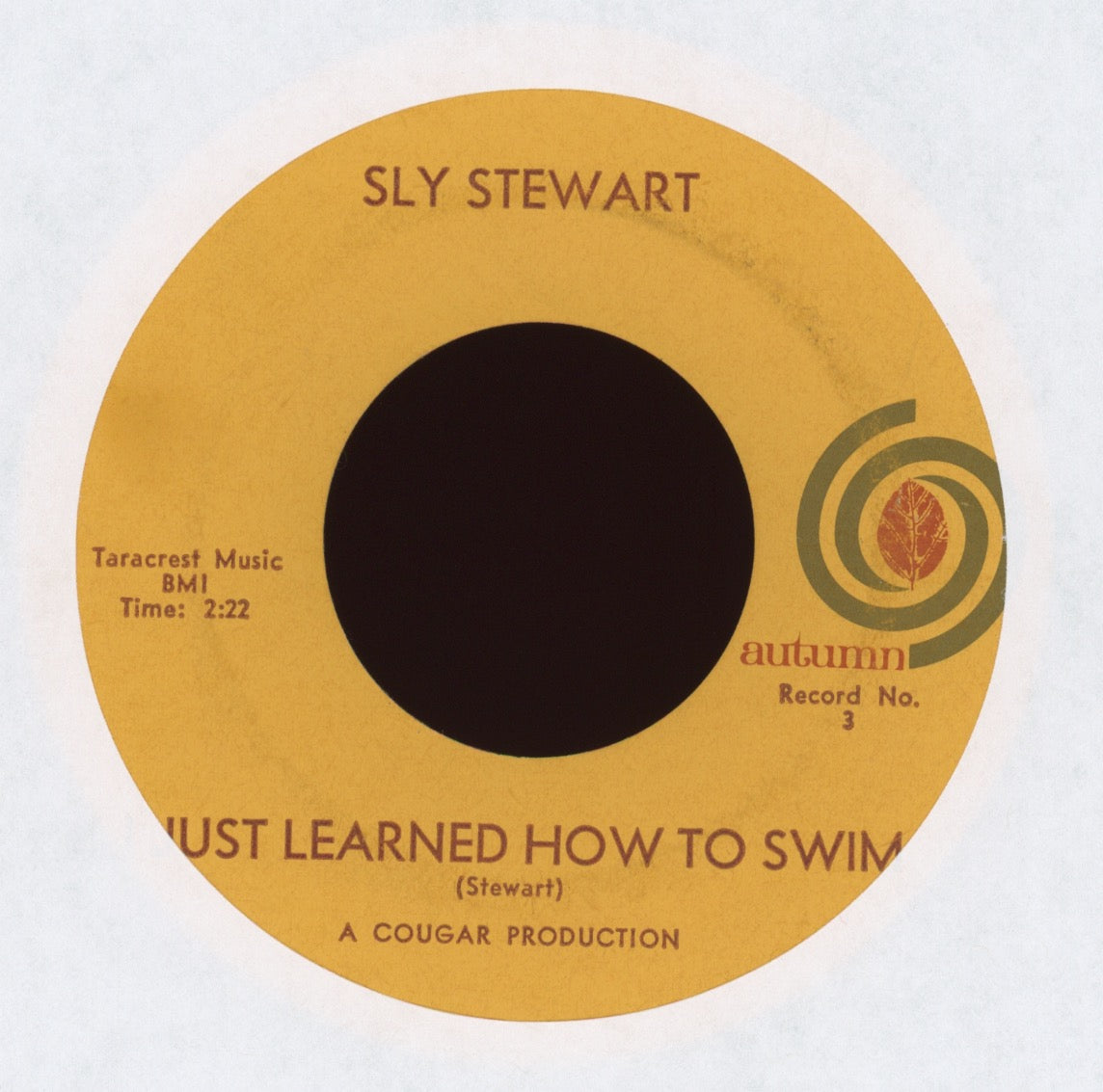 Sylvester Stewart - I Just Learned How To Swim on Autumn R&B Rocker 45 Sly Stone