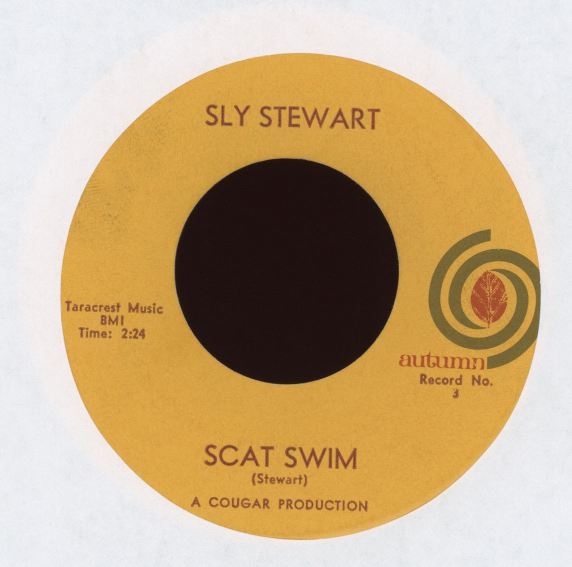 Sylvester Stewart - I Just Learned How To Swim on Autumn R&B Rocker 45 Sly Stone